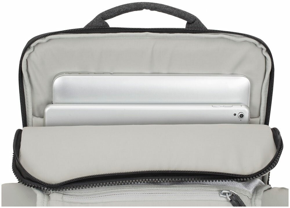 Рюкзак для ноутбука 15.6" Riva 8861 черный - фотография № 7