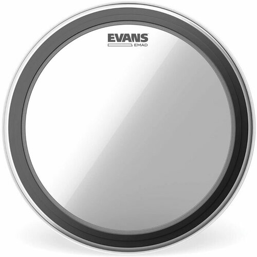 EVANS BD22EMAD 22` EMAD CLEAR BASS Однослойный прозрачный пластик, 22