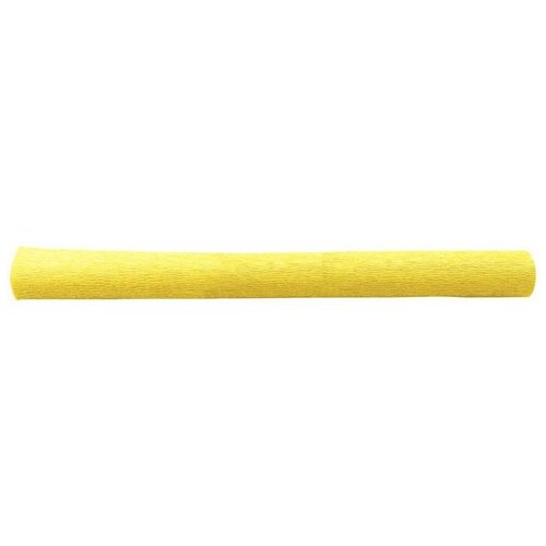 Цветная бумага крепированная в рулоне флористическая Werola, 50х250 см, 1 л. 1 л. , светло-желтая
