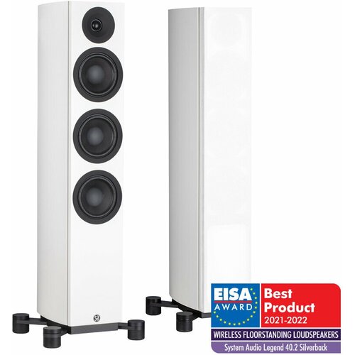 Активная напольная акустика System Audio SA legend 40.2 silverback White Satin