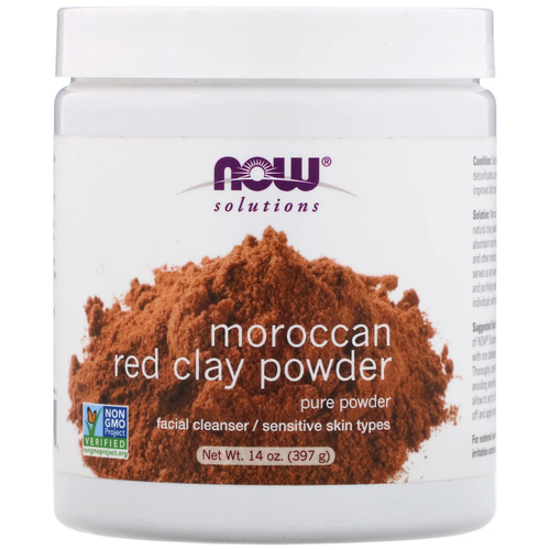 NOW Foods средиземноморская красная глина в порошке 397г