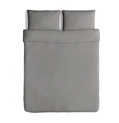 Комплект постельного белья ARUA LINE ULLV, двухспальный, перкаль, серый