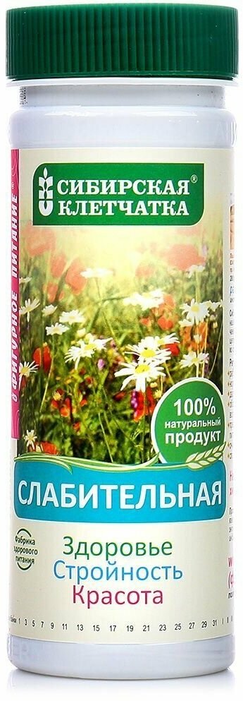 Клетчатка Сибирская клетчатка, Слабительная, 170 г