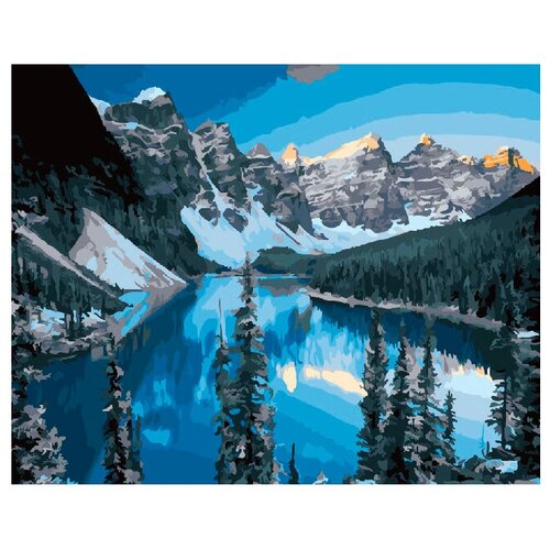 ВанГогВоМне Картина по номерам Канадское озеро (ZX 21280)50x40см