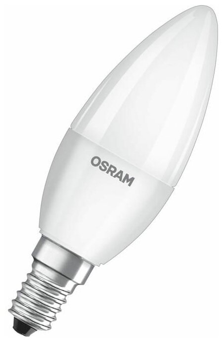 Лампа светодиодная (2 штук.) LED Value LVCLB60 7SW/840 7Вт свеча матовая E27 230В 10х1 RU OSRAM 4058075579477