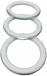 Кольцо+ крючок d 20 Серебро мрамор (10 шт/уп)