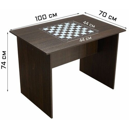Шахматный стол турнирный "G", 74 х 100 х 70 см, венге 1 набор
