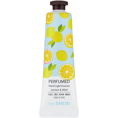 The Saem Крем-эссенция для рук Perfumed hand light essence Lemon mint, 30 мл крем эссенция для рук парфюмированный the saem perfumed hand light essence grapefruit 30 мл