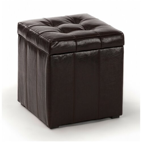 Пуфик Vental Парма 2, ШxГxВ: 40x40x41 см, коричневый