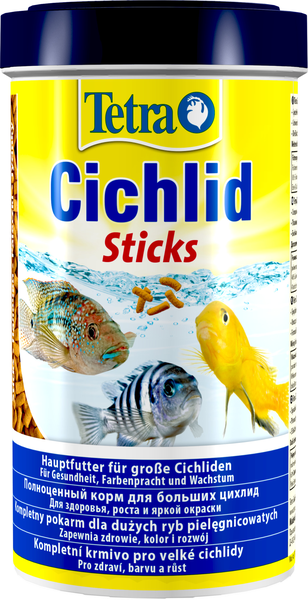 TetraCichlid Sticks (палочки) 500мл Основной корм для цихлид и других крупных рыб