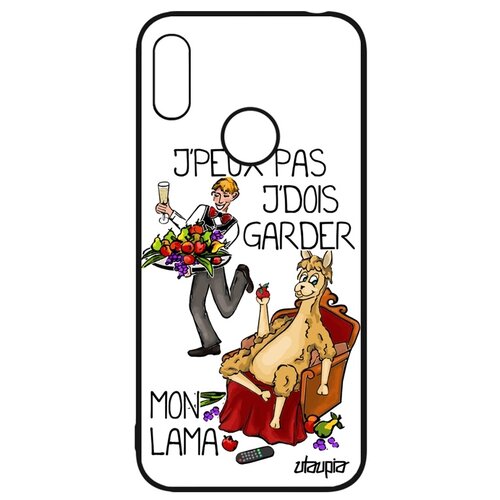 фото Чехол на смартфон huawei y6 2019, "не могу - у меня лама!" прикол повод utaupia