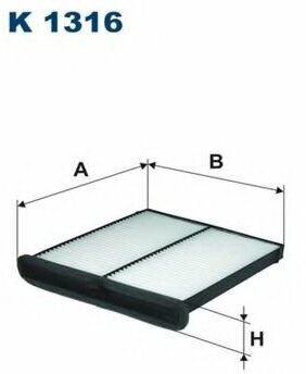 Фильтр салона FILTRON K1316