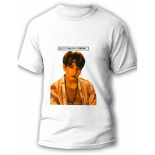 фото Футболка будь на стиле, футер, размер l, белый