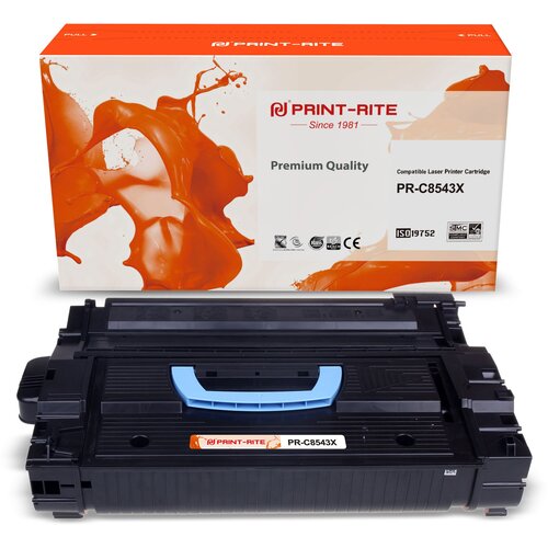 Картридж лазерный Print-Rite TFHAHOBPU1J PR-C8543X C8543X черный (30000 страниц) для HP LJ 9000/9040/9050 картридж print rite pr cf303a 30000стр пурпурный