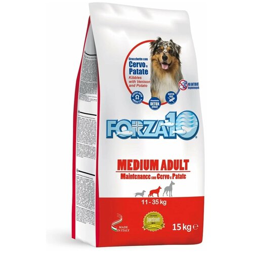 Сухой корм для собак Forza10 оленина, с картофелем 2 кг (для средних пород)