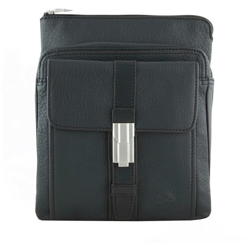 фото Сумка tony perotti contatto evolution, мужская, натуральная кожа, чёрный