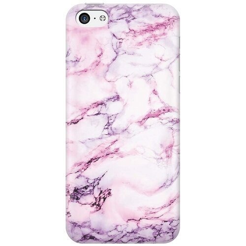 фото Cиликоновый чехол фиолетовый мрамор на apple iphone 5c / эпл айфон 5с re:pa