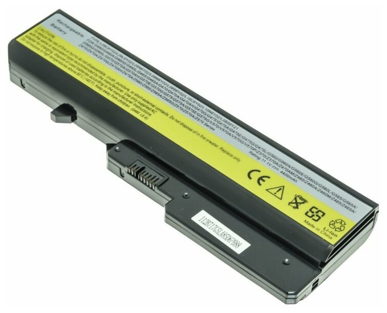Аккумулятор для ноутбука Lenovo IdeaPad G565 / IdeaPad B470 / IdeaPad Z380 и др. (L09C6Y02) (11.1 В, 4400 мАч)