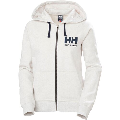 Куртка (толстовка) женская, Helly Hansen, W HH LOGO FULL ZIP HOODIE, цвет серый, размер M