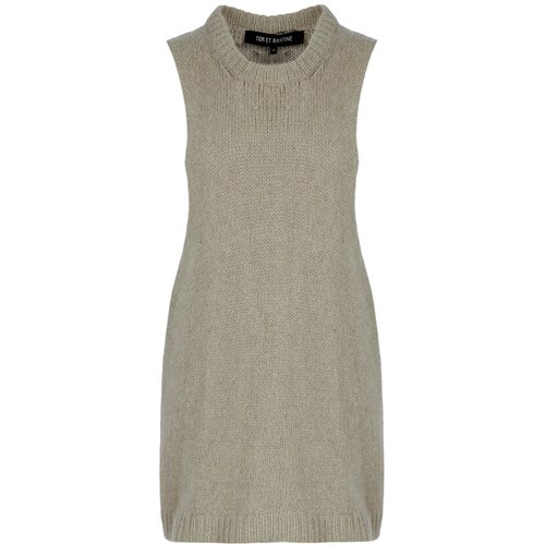 фото Жилет ter et bantine, удлиненный, размер 46, серый