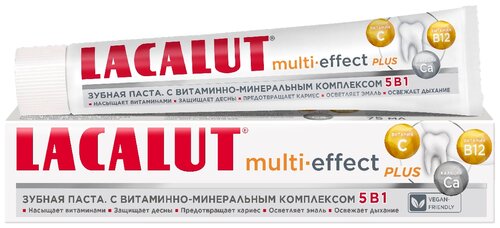 Зубная паста LACALUT Multi-effect plus, 75 мл, 110 г