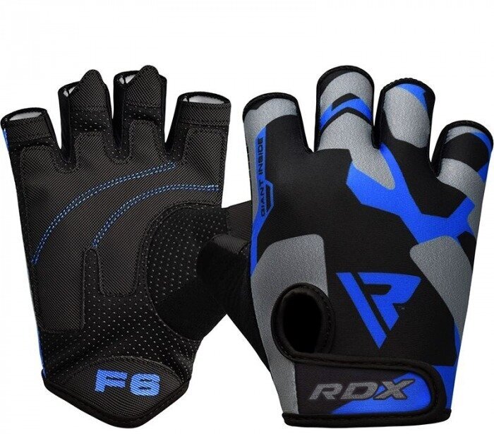 Перчатки RDX Sublimation F6 черн/син. - RDX - Синий - S