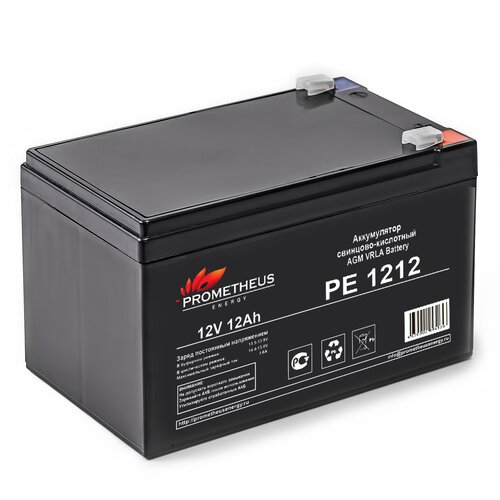 батарея для ибп prometheus energy pe 1218 12в 18ач Аккумуляторная батарея Prometheus energy PE 1212 12 Ah 12V AGM