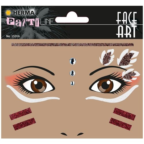 Наклейка на лицо HERMA Face Art American Native