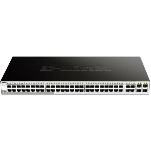 D-Link DGS-1210-52FL1A Управляемый L2 коммутатор с 48 портами 101001000Base-T и 4 комбо-портами 1001000Base-TSFP 3438500₽