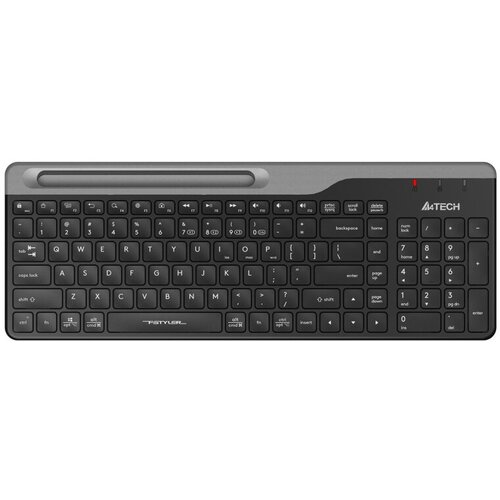 Клавиатура A4Tech Fstyler FBK25 BLACK чернсерUSBбеспроводнBTRadio 1 шт 344300₽