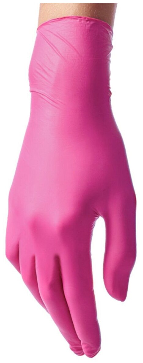 фото Перчатки смотровые Benovy нитриловые одноразовые с текстурой на пальцах