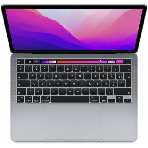 Ноутбук APPLE MacBook Pro 13 (2022) (Английская раскладка клавиатуры) Space Grey (Apple M2/8192Mb/512Gb SSD/Wi-Fi/Bluetooth/Cam/13.3/2560x1600/Mac OS)