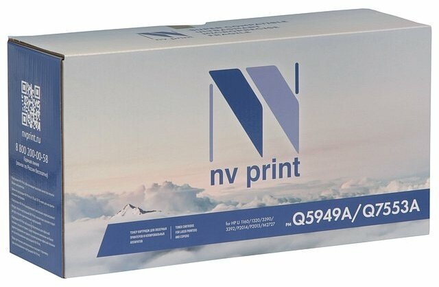 Картридж NV Print Картридж NV Print Q5949A/Q7553A (черный) для HP LJ 1160/1320/3390/3392, P2014/2015, M2727