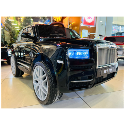 Электромобиль детский Rolls-Royce Cullinan BDQ черный 4WD