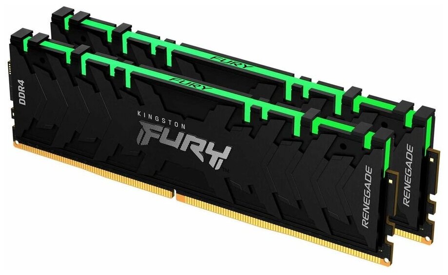 Kingston Fury Renegade RGB DDR4 DIMM 3200MHz PC-25600 CL16 - 16Gb Kit (2x8Gb) KF432C16RBAK2/16