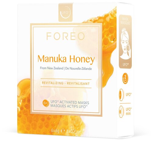 FOREO Manuka Honey Маска, активированная UFO, 6 г, 6 мл