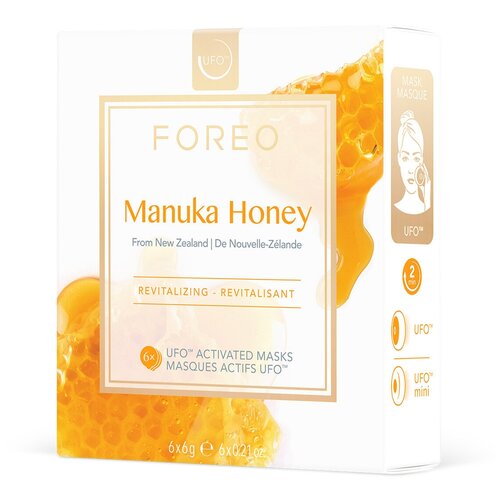 FOREO Manuka Honey Маска, активированная UFO, 6 г, 6 мл смарт маска для восстановления кожи manuka honey 6 шт