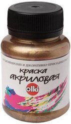 OLKI Краска акриловая, 100 мл золотой