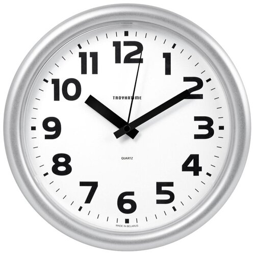 Часы настенные пластиковые, модель 02, диаметр 245 мм, 21270216