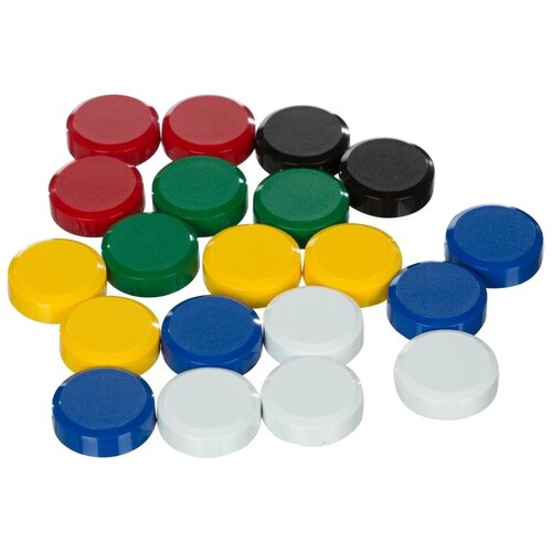 Магнитный держатель для досок MAUL HEBEL 61761, 20мм, круглый 20шт/уп в асс