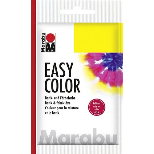 Краситель для ткани Marabu Easy Color, 25г, рубиновый