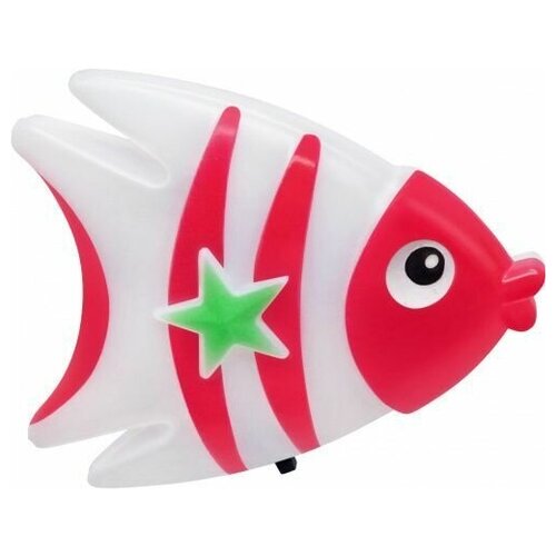 Ночник светодиодный NLA 05-FR рыбка красная с выключателем 230В 6000К IN HOME (2шт) (арт. 4690612029047)
