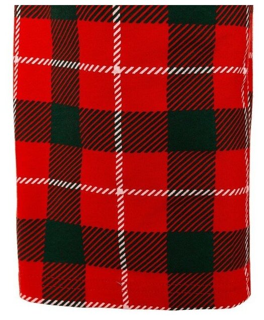 Пижама новогодняя мужская KAFTAN "Santa", цвет красный/серый, размер 48 - фотография № 9