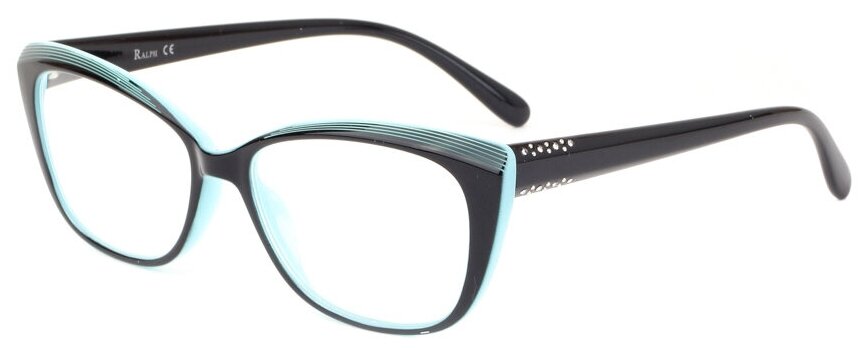 Готовые очки для чтения голубые с диоптриями +4.00 футляр