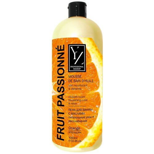 Yllozure Женский Fruit Passionne Пена для ванн с маслами Апельсин 1 000мл
