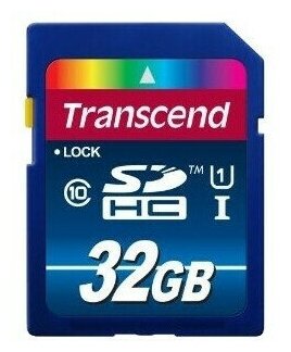 Карта памяти 32Gb SD Transcend (TS32GSDU1)