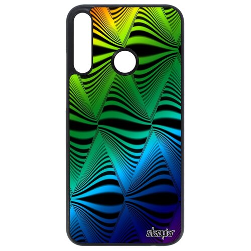 фото Чехол на мобильный p40 lite e, "иллюзия волны" движение кружение utaupia