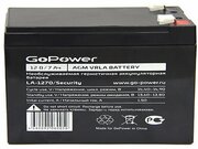 GoPower Батарея аккумуляторная GoPower LA-1270/security 00-00015323, 12В 7.0А*ч, тип разьема F2