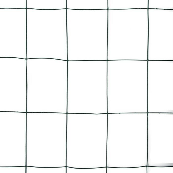 Сетка сварная с ПВХ покрытием, 10 × 1 м, ячейка 75 × 100 мм, d = 1 мм, металл, Greengo - фотография № 1