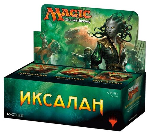 Дополнение для настольной игры Wizards of the Coast MTG Иксалан. Дисплей бустеров (рус)